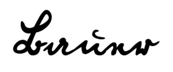Signature in computer font